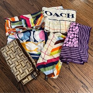 Coach Scarf Bundle of 6